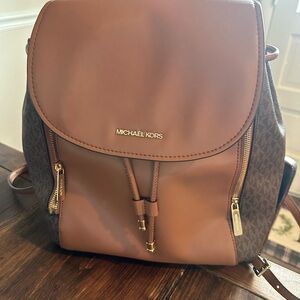 Michael Kors Brown Backpack